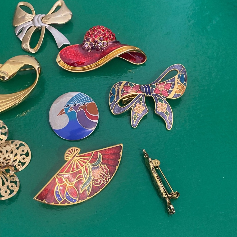 Brooch/pin lot. - Picture 4 of 5